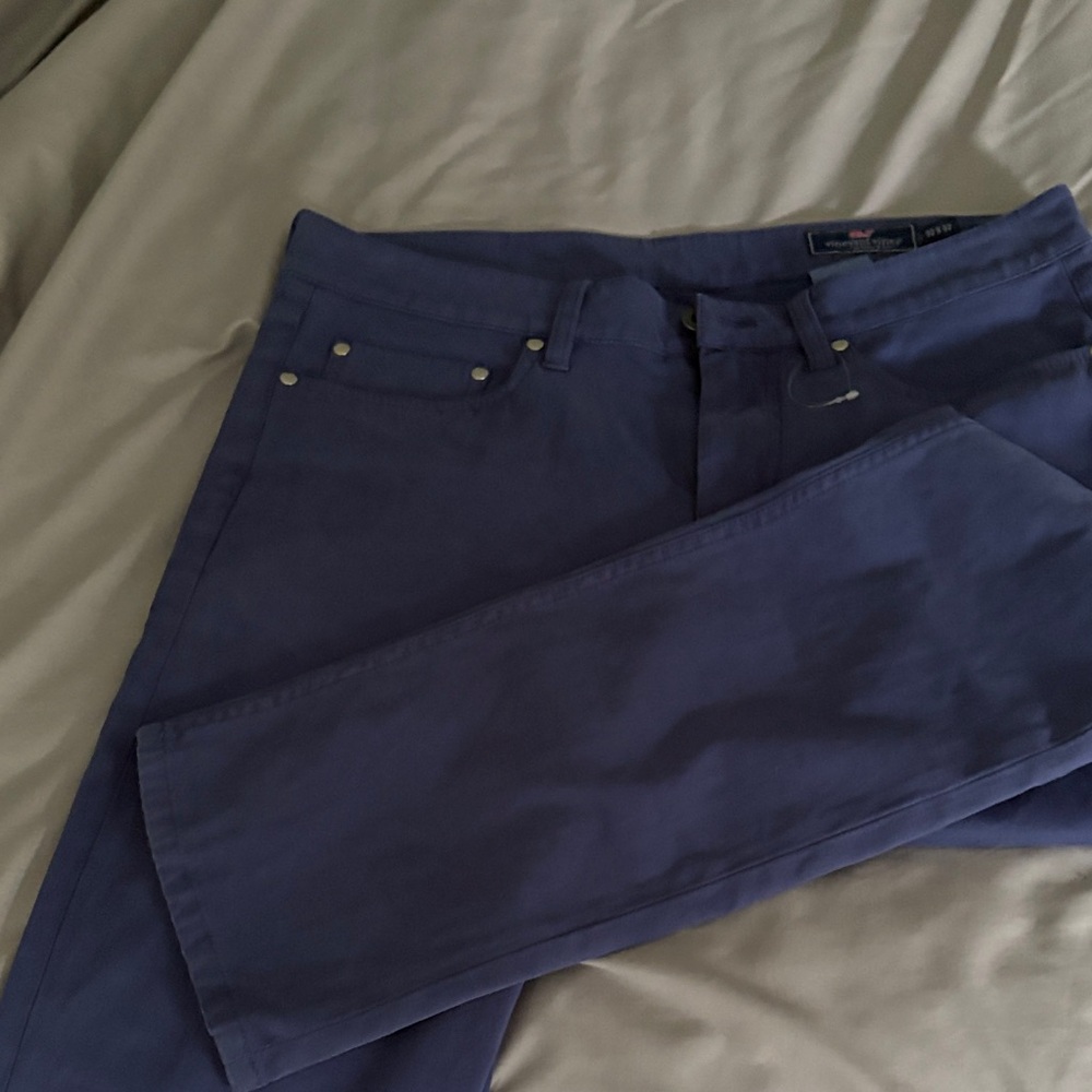 Vineyard Vines Slim Straight Jeans in Navy Blue